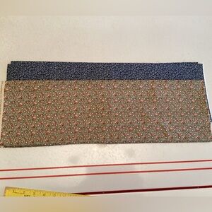 Civil War reproduction fabric 2 pieces 3/4 yards WOF
